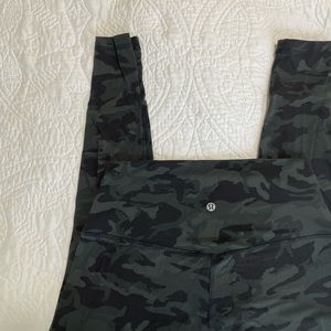 Green Camo Lululemon Aligns